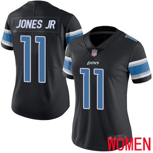 Detroit Lions Limited Black Women Marvin Jones Jr Jersey NFL Football #11 Rush Vapor Untouchable